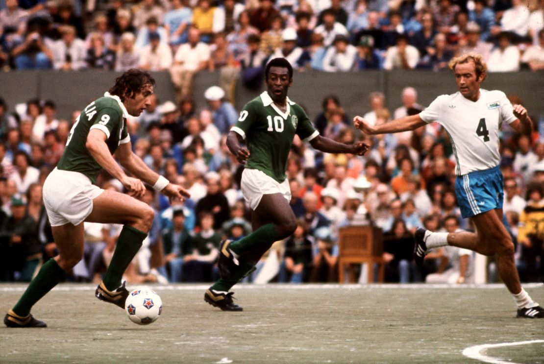 Pelé opened the door for more superstars to play in the US.