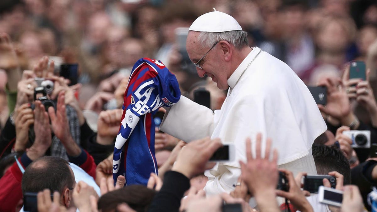 Pope Francis soccer