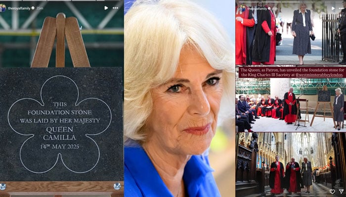 Queen Camillas emotional moment at King Charles III sacristy unveiling