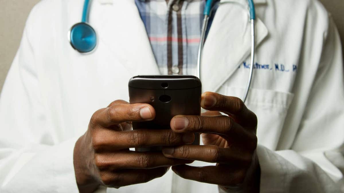 doc with phone