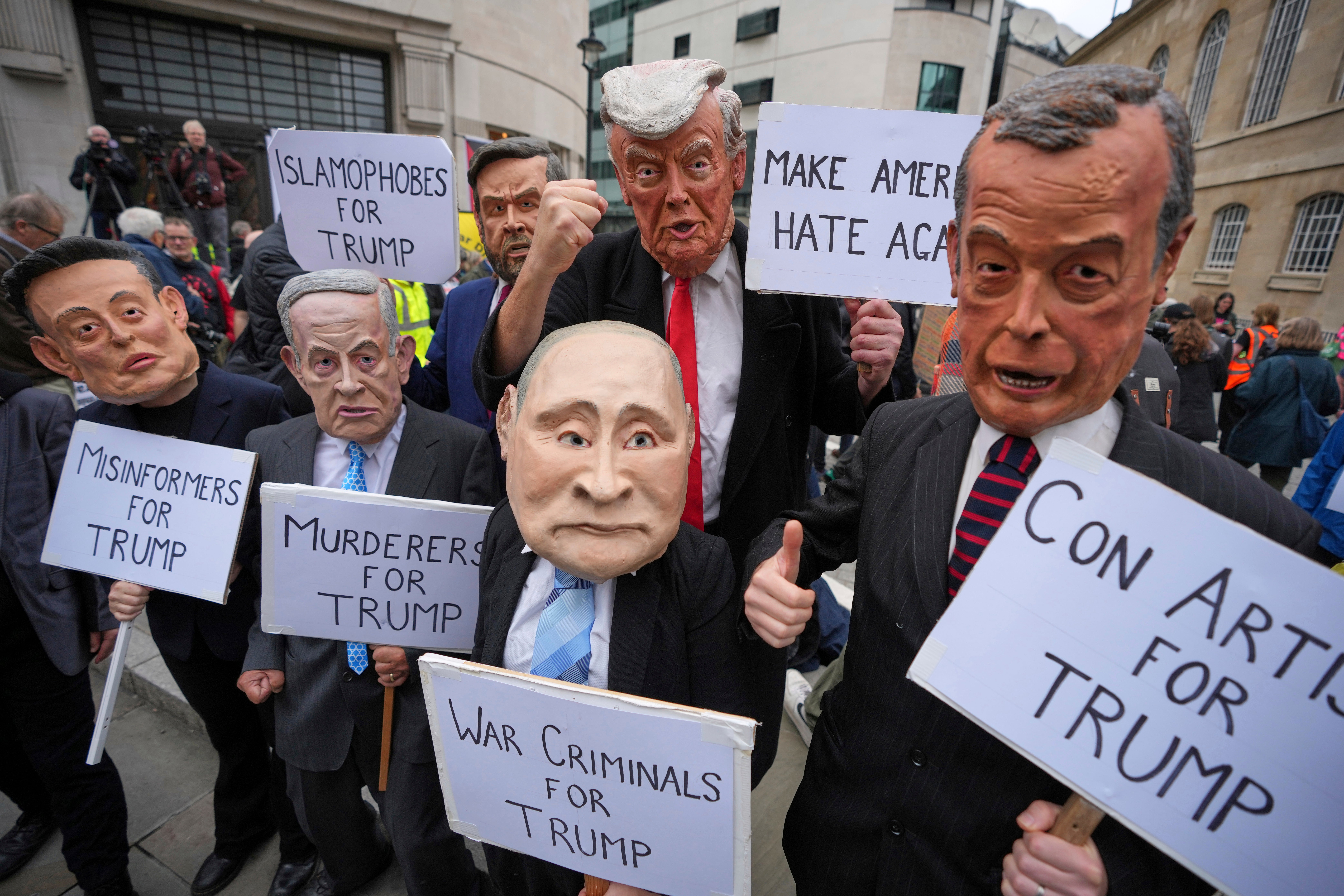 APTOPIX Trump Britain