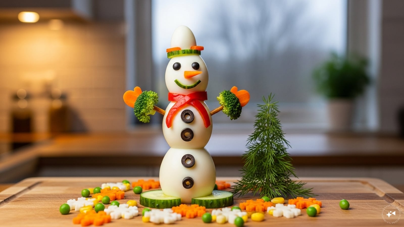 Making a snowman out of boiled eggs and vegetables is more than a kitchen craft; it’s a celebration of imagination. With just a few simple ingredients, you can create something that brings smiles, adds festive flair, and reminds everyone that food can be fun. Whether it’s part of a holiday spread or a rainy‑day activity, this edible snowman is proof that joy can be found in the simplest of things. Making a snowman out of boiled eggs and vegetables is more than a kitchen craft; it’s a celebration of imagination. With just a few simple ingredients, you can create something that brings smiles, adds festive flair, and reminds everyone that food can be fun. Whether it’s part of a holiday spread or a rainy‑day activity, this edible snowman is proof that joy can be found in the simplest of things.